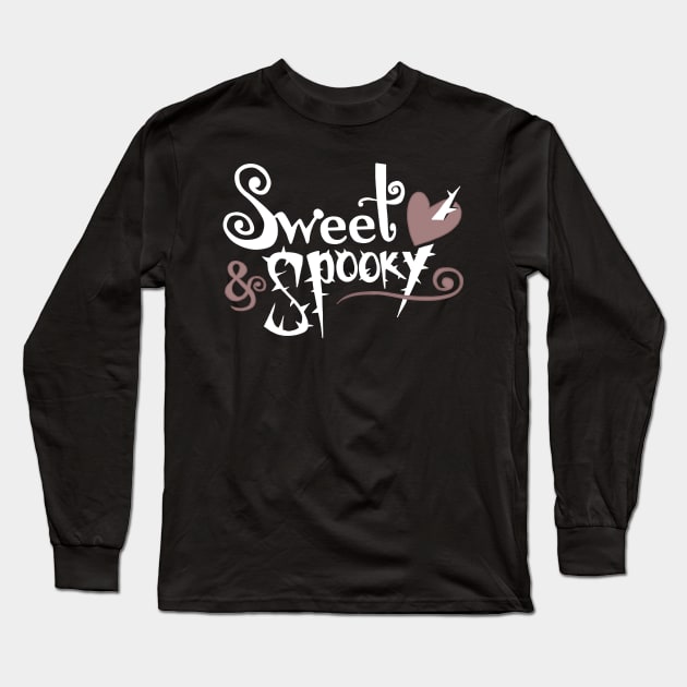 Sweet and Spooky Logo Long Sleeve T-Shirt by Tanja Kosta